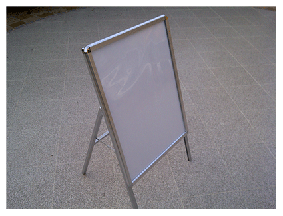 Caballete y display publicitario Caballete y display publicitario