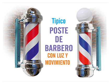 Poste de barbero tradicional Poste de barbero tradicional