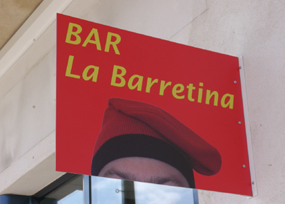 Banderola sin iluminación